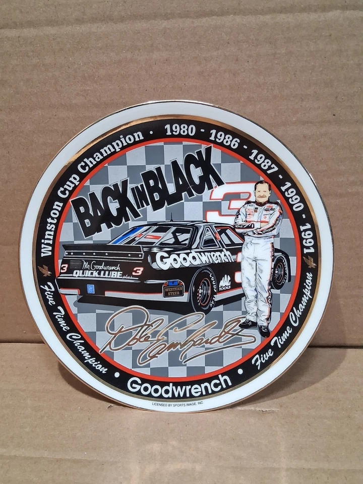 "Platos coleccionables de cazadores Dale Earnhardt #3 Goodwrench 8,5"" (x2)" Foto 3 de 4