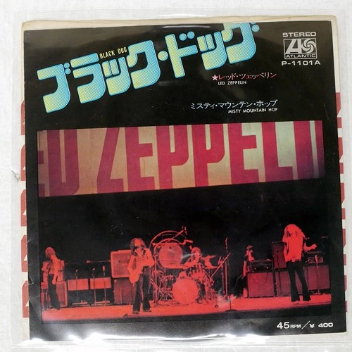 LED ZEPPELIN BLACK DOG WARNER BROS. P1101A Japan VINYL 7