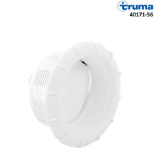 TRUMA runder verstellbarer Luftstromausströmer mit Klappe WEISS 65mm - 40171-56