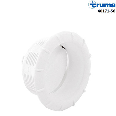 TRUMA runder verstellbarer Luftstromausströmer mit Klappe WEISS 65mm - 40171-56