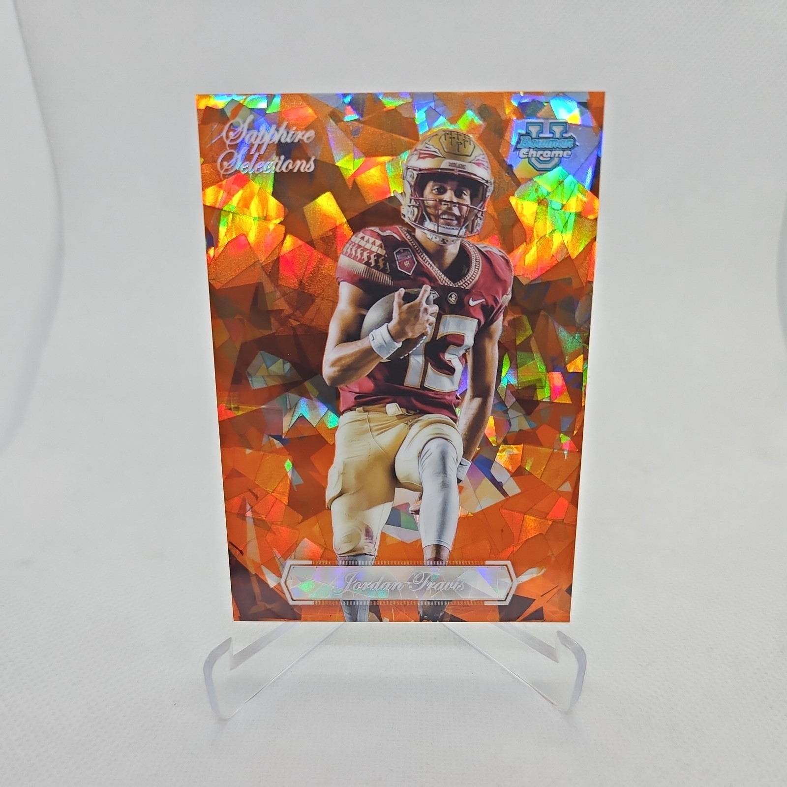 2023 Bowman Chrome U Sapphire - Jordan Travis - Sapphire Selections /25 #SS-4