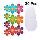 20 PCS Self-adhesive Bathtub Stickers Flower for Bathroom Anti-slip