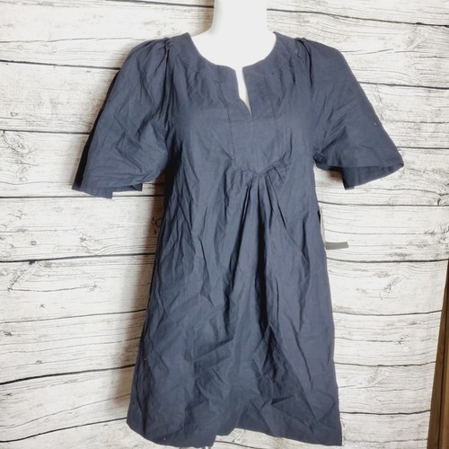 Pomander Place Black Finley Flutter Sleeve Relaxed Fit Mini Dress Size XL NWT - Picture 3 of 11
