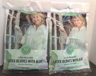 Martha Stewart Latex Gloves with Aloe, Medium 2 Pairs Kitchen/Bathroom Cleaning