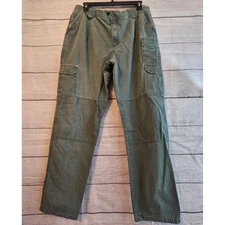 5.11 Tactical Series 74251 Green Cargo Pants Men's 39x35 100% Cotton L243