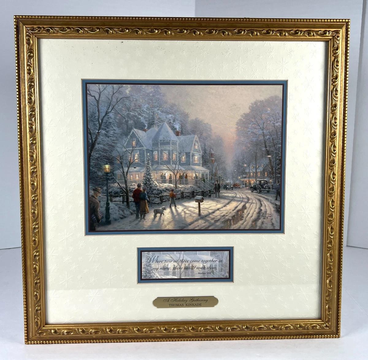 Thomas Kinkade Holiday Gathering In Art Prints for sale | eBay