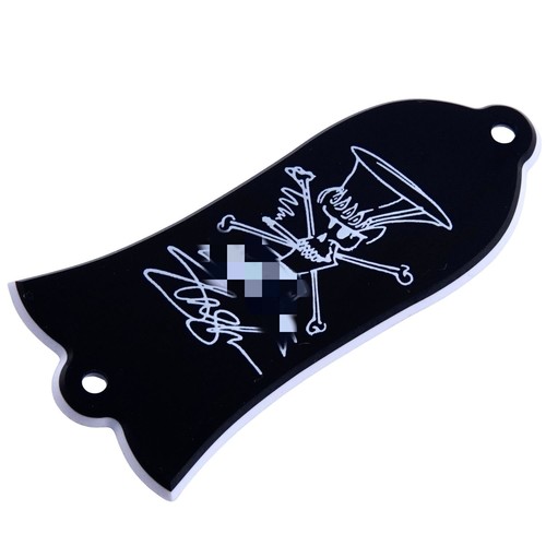 2 Holes 2 Ply Black Bell Shape Custom Truss Rod Cover Plate For Gibson SG LP - Picture 32 of 34