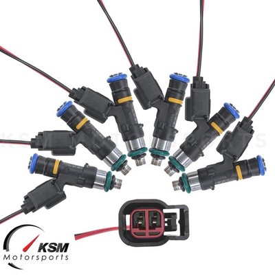 Set 6 x 850cc fuel injectors for AUDI 2.7 Turbo C5 S4 A6 Allroad fit BOSCH EV14