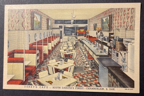 Derby’s Cafe Chamberlain South Dakota linen - Picture 1 of 2