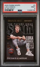 2020-21 Panini NBA Hoops Luka Doncic SLAM Holo PSA 9 #5 Mavericks C3