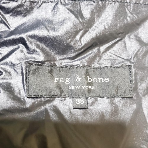 rag & bone Blazer Mens 38 Black Wool Made in USA Two Button Notch Lapel Lined - Picture 17 of 20