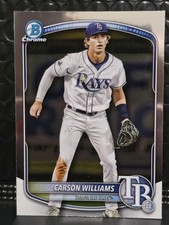 Carson Williams 2021 Bowman Draft Chrome  - 1st Bowman - Rays