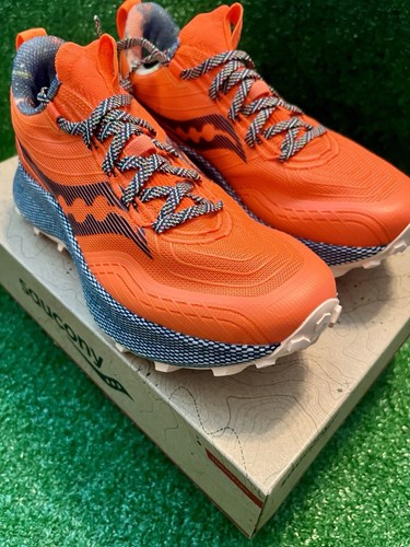 Nuevos zapatos de senderismo Saucony Endorphin Trail para mujer talla 7,5 naranja S10647-49 - Imagen 2 de 5