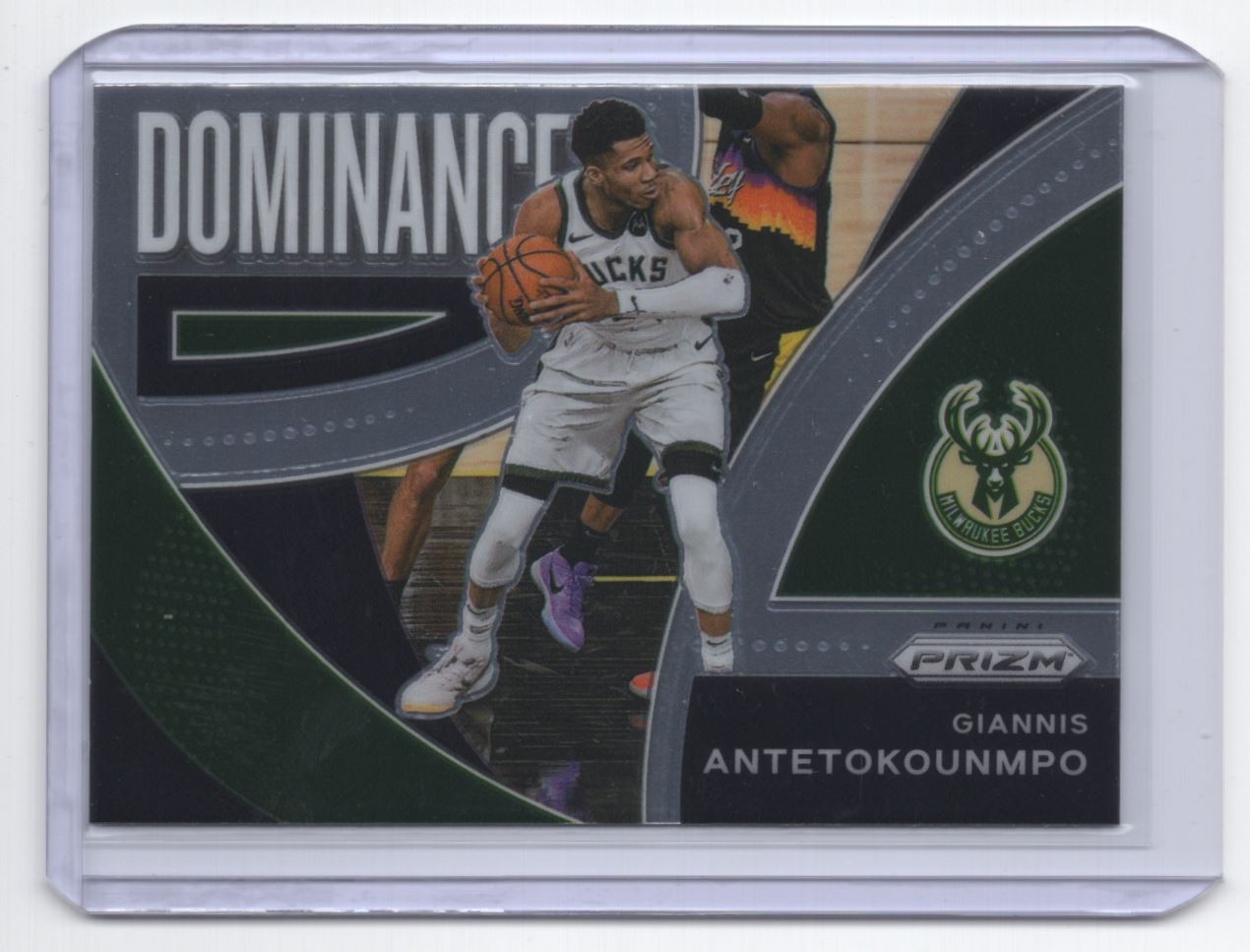 2021-22 Panini Prizm Dominance Giannis Antetokounmpo Milwaukee Bucks #12
