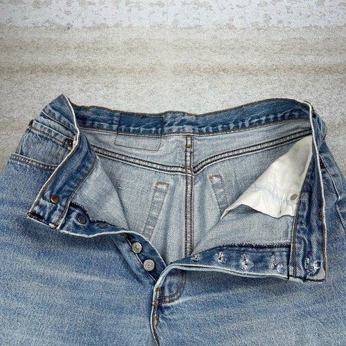 True Vintage Levis Jeans 501 32x30 Straight Fit Button Fly Made in USA 70s - Picture 5 of 6