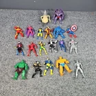 Lot of 19 Marvel ToyBiz Die Cast Metal Figures Vintage X-Men Fantastic 4 Mini