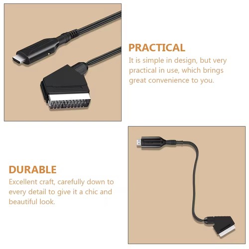 SCART to HDMI Cable Video Adapter SCART to HDMI Converter SCART to HDMI - Picture 7 of 13