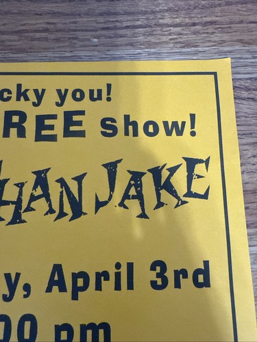Less Than Jake Free Show Flyer Concert Rare KROQ Virgin Megastore Losing Streak - Picture 4 of 8