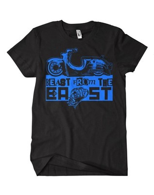 Simson Beast from the East T-Shirt Schwarz S50 S51 DDR Simson OSTKULT Moped IFA
