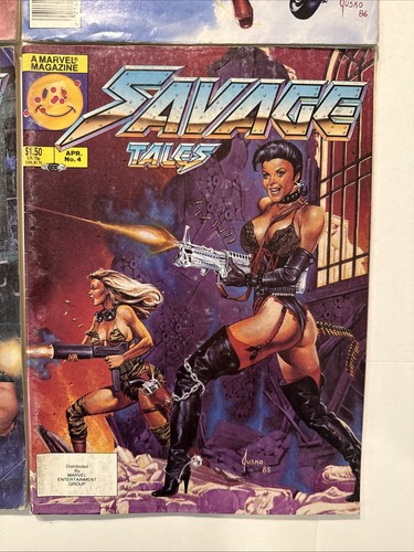 Revista Savage Tales 1-8 Serie Completa Ejecución Marvel Comics 1985 Jusko Suydam - Imagen 5 de 9