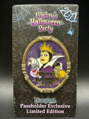 Evil Queen - Ursula - Cruella Mickey's Halloween Party Pin -  LE
