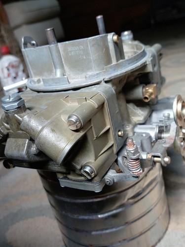 Rev. Holley 3310 (914) Production Line Carb GM 3878261 780 CFM NOS BP BBC 69-70 - Picture 8 of 18