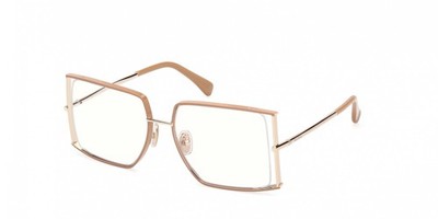 Maxmara MM5156-B Shiny light brown 56/17/135 WOMAN Eyewear Frame