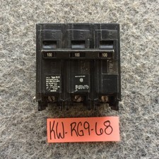 Siemens B3100H 100-Amp Three-Pole 240-Volt 10kAIC Bolt-In Breaker