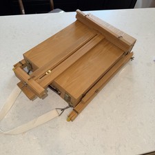 Richeson French Easel For Painting Box Tripod Wood Finish Portable Art Studio