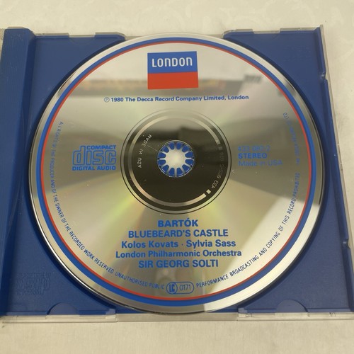 Solti : Bluebeards Castle CD Value Guaranteed - Picture 3 of 4