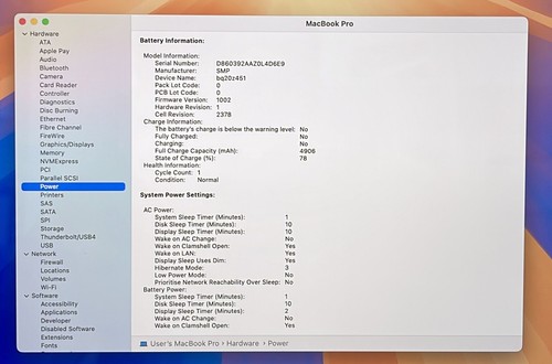 Apple MacBook Pro A2289 2020 13" Intel Core i5-8257U 1,4GHz 256GB / 16GB - AT07 - Zdjęcie 10 z 11