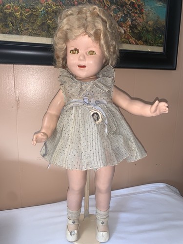 Vintage 22" Composition Shirley Temple Doll TAGGED All Original - Picture 1 of 22