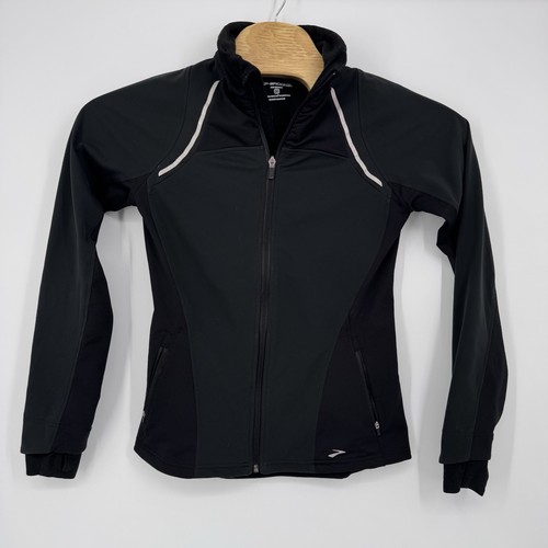 Brooks Damen Gr. M Shelter Technology Full Zip schwarz Running Fahrradjacke - Bild 1 von 9
