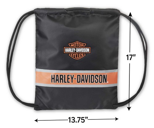 Harley-Davidson Vintage Bar & Shield Quick-Draw Polyester Backpack - Black - Picture 3 of 3