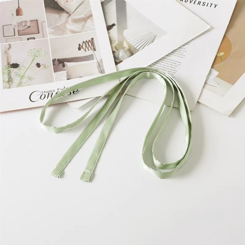 Ceinture femme satin fausse soie ceinture type ruban skinny cravate accessoire rétro - Photo 24/30