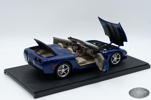 1/18 Autoart 2004 Chevrolet Corvette C5 Convertible Blue 🤝ALSO OPEN FOR TRADE🤝 - Picture 3 of 5