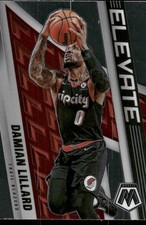 2021-22 Panini Mosaic #24 Damian Lillard Elevate