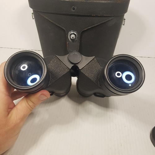 Pentax Prism Binoculars 8x40 Asahi Wide Field 9.5" with case great condition - Picture 5 of 7
