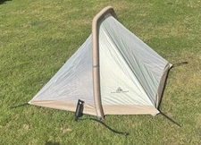 Blue Ridge Terrain Inflatable Camping Backpacking Tent: 1-2 People W/ Pump, Fly