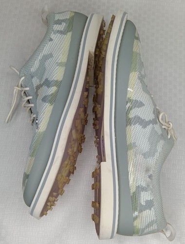 G/Fore Grey Snow G4MS22EF10 Camo Knit Smoking Gallivanter Herren Golfschuhe 10,5 - Bild 11 von 14