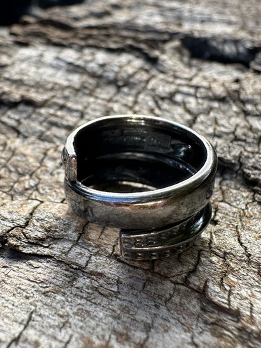 Anillo David Andersen Saga Plata Esterlina Noruega Noruego De Colección 2608 - Imagen 6 de 8