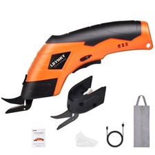 Cordless Electric Scissors, 3.6V Cardboard Cutter with 2 Blades, Rechargeable...
