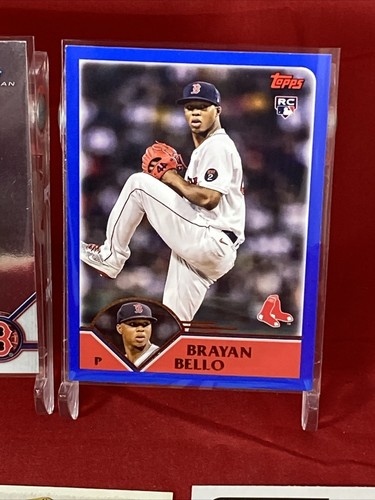 BRAYAN BELLO SP RC 1st BOWMAN Topps CHROME Stadium Club MLB ROOKIE Card RED SOX - Picture 4 of 12