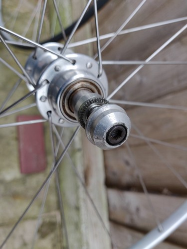 ultralight professional hill climbing 700c bike wheels HOPE Ti hubs mavic SS fix - Picture 8 of 12