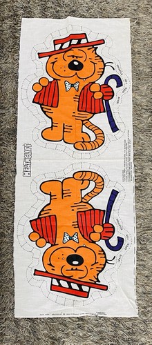 Almohada de cómic Heathcliff 1982 vintage o patrón de relleno corte y muñeca de costura - Imagen 1 de 6