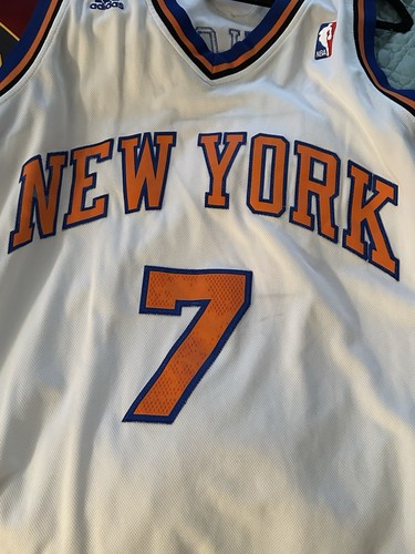 New York Knicks Jersey XL Tall Carmelo Anthony White Adidas
