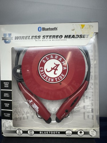 Alabama Crimson Tide NCCA Bluetooth Wireless Stereo Headset integriertes Mikrofon