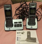 BT 2500 Twin Digital Telefon bezprzewodowy Telefon i sekretarka Srebrny W bardzo dobrym stanie