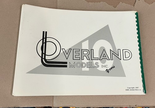 Vintage 1987 Overland Models The First 10 Years Model HO Train Catalog Book - Picture 10 of 10