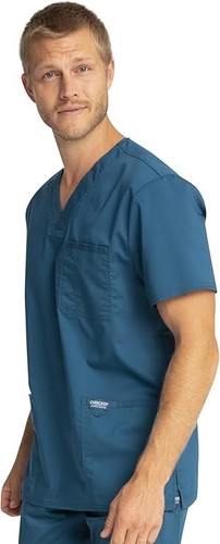 Cherokee Workwear Originals Medical Scrub Set Top And Caribbean Bue M - Bild 3 von 10